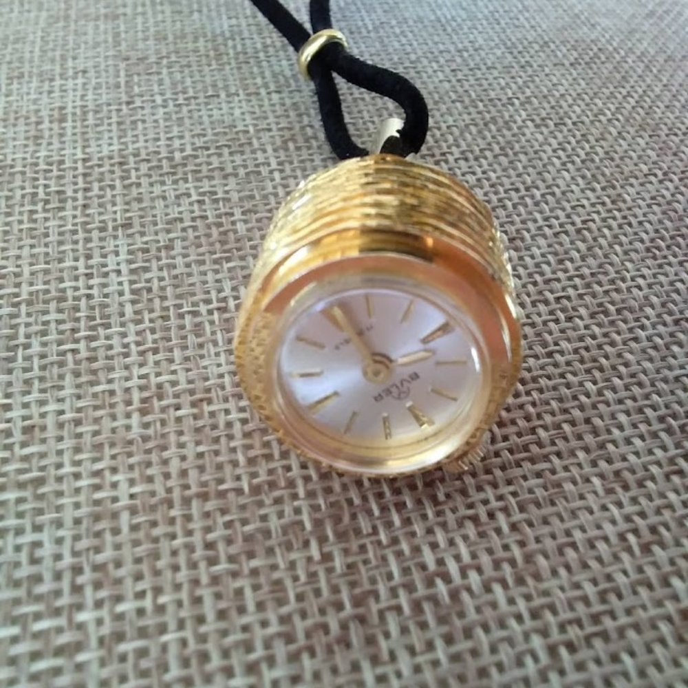 Vintage Buler Necklace Watch- & IT STILL WORKS